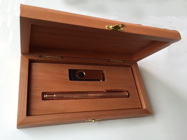 Set de Pendrive y Lápiz de Cobre 